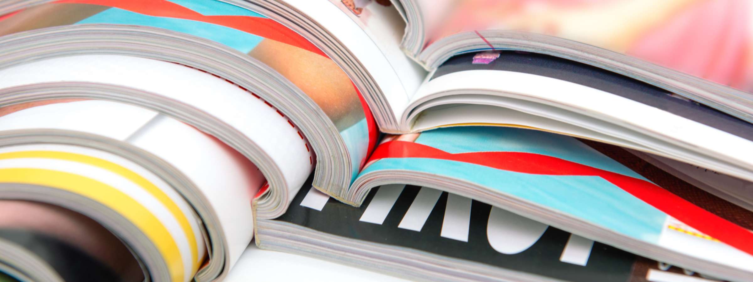 Stack of magazines